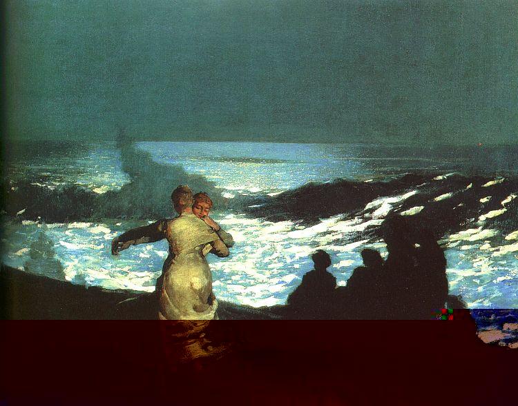 Winslow Homer Summer Night Sweden oil painting art